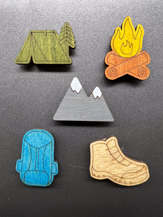 Camping Magnets Set