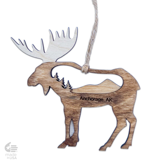 Moose Ornament