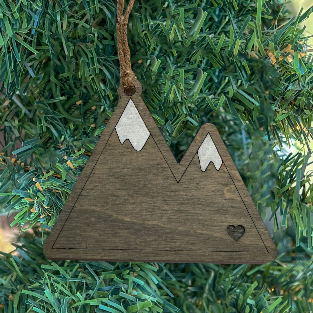 Snowy Mountain Ornament