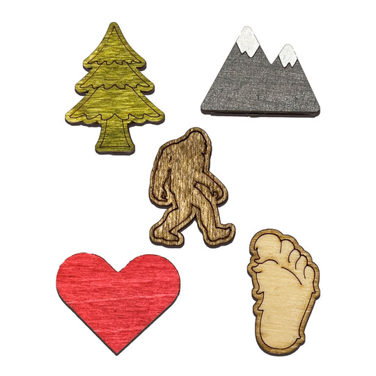 Bigfoot Magnets Set