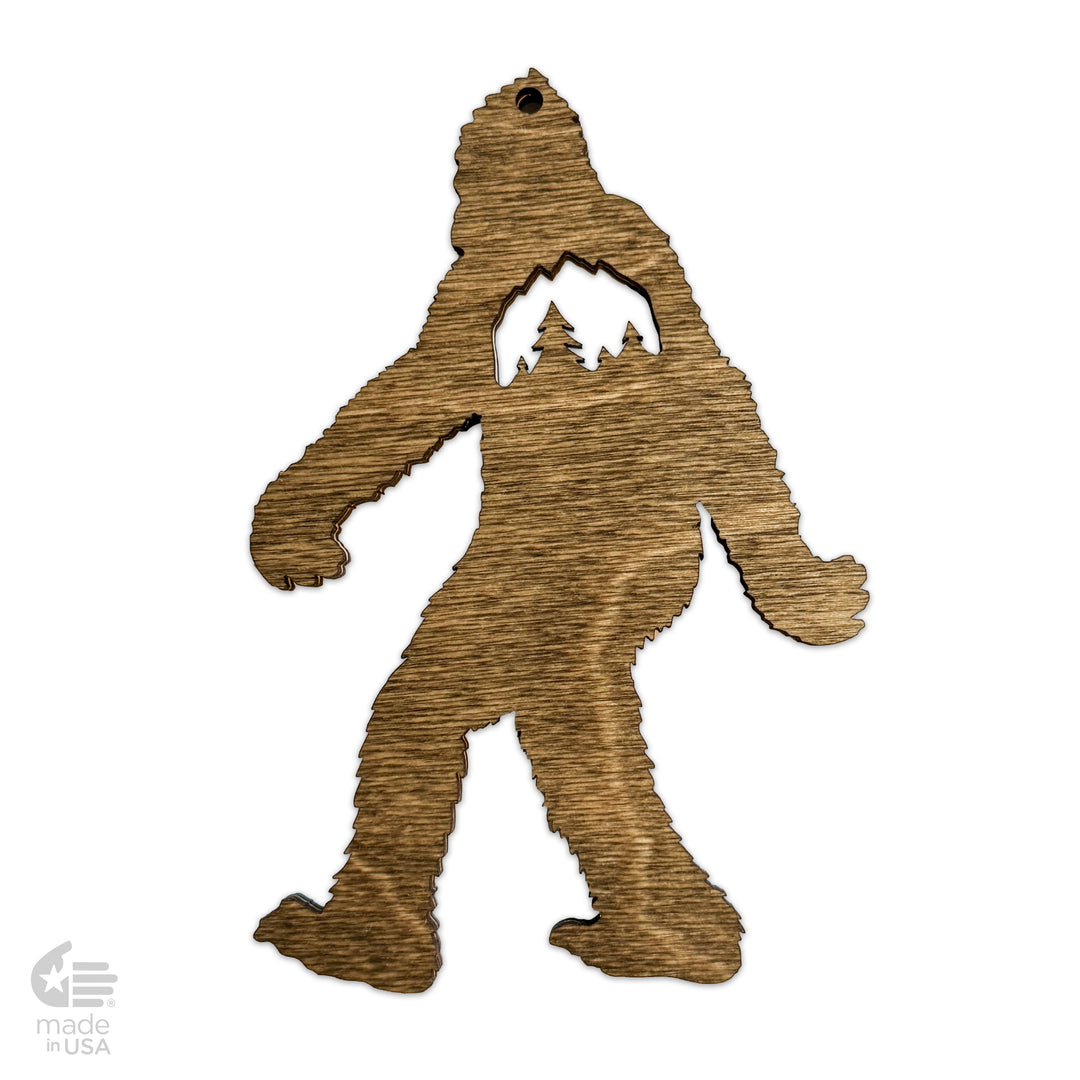 Bigfoot / Sasquatch Layered Ornament