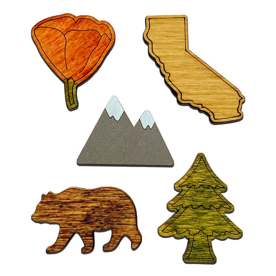 California CA - Norcal Magnets Set