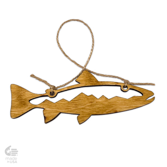 Trout Fishing Ornament